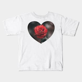 Rose heart Kids T-Shirt